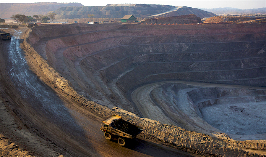 Where was gold mostly found in Africa