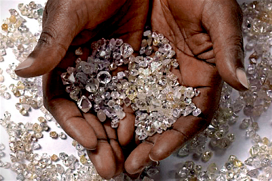 top 10 diamond producing countries in africa